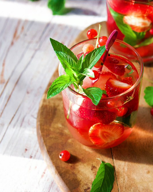 Strawberry Mojito MycoBev Mocktail