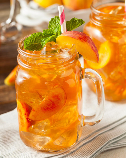 Farm Peach Fizz MycoBev Mocktail