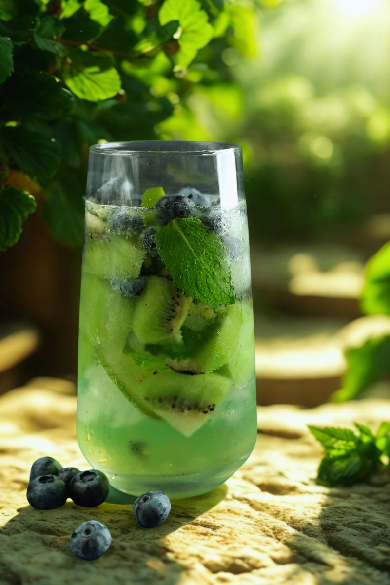 MycoBev Kiwi Blueberry Spritz