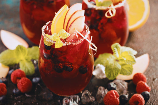 Functional & Healthy Peach Sangria