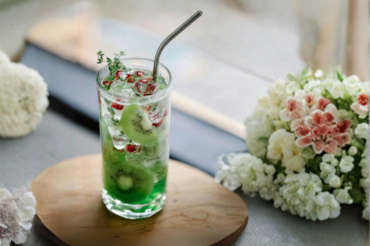 Emerald Fruit Punch with Mushrooms?!