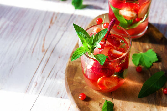 Strawberry Mojito MycoBev Mocktail