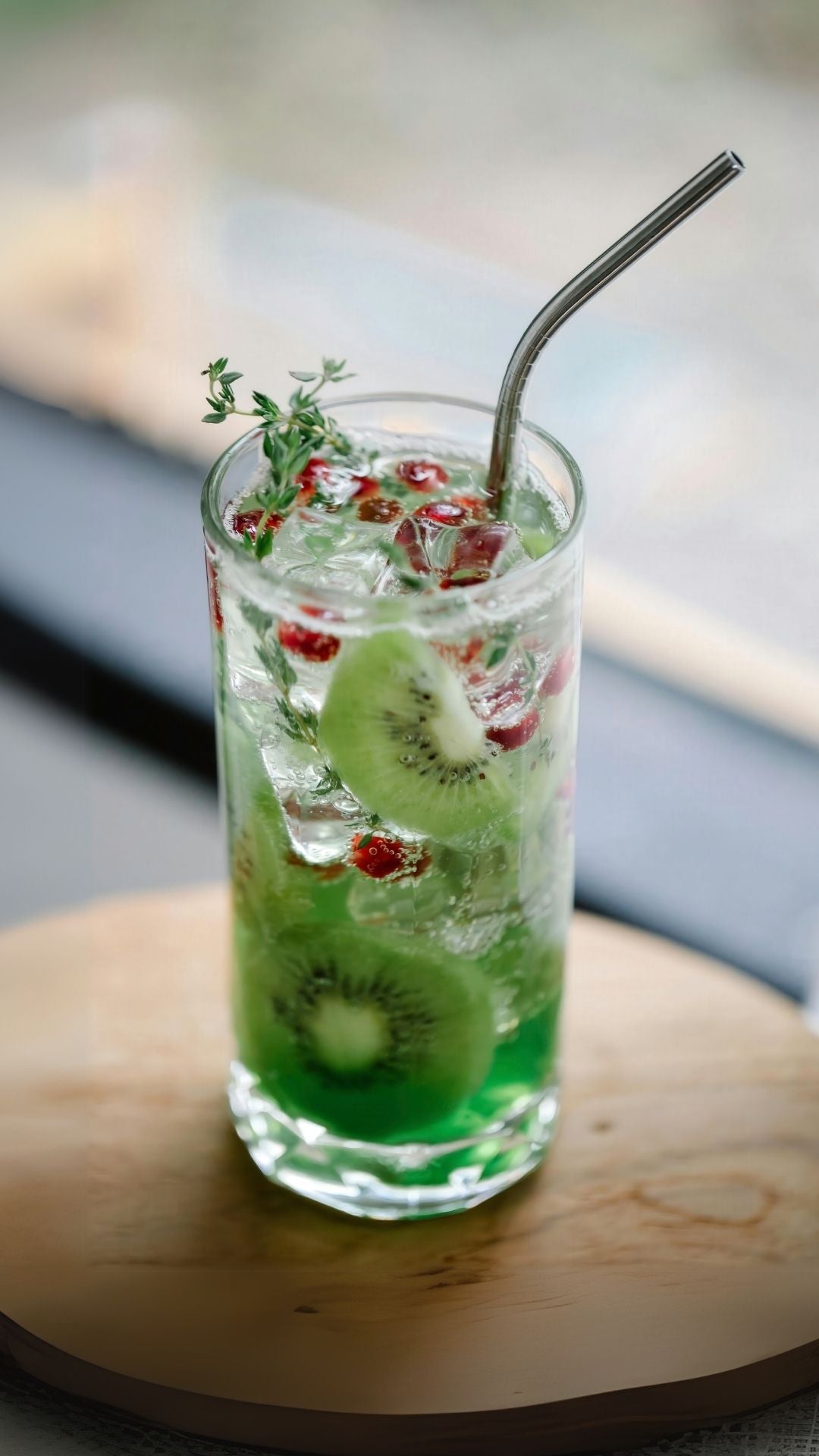 Emerald Fruit Punch with Mushrooms?!