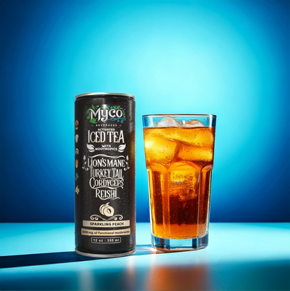 Sparkling Peach Iced Tea